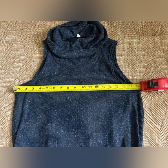 Urban Outfitters BDG Dark Blue Sleeveless Dress,High Neck,Size Large - Picture 6 of 9